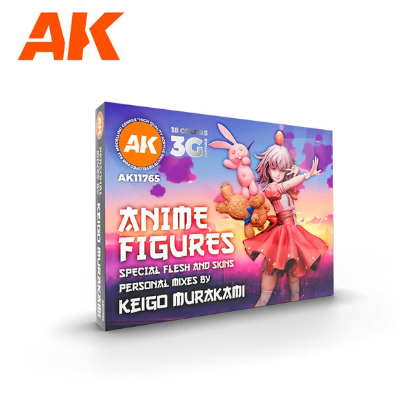 Ak Interactive 3Gen Sets - Anime Figures - Special Flesh And Skins - Signature Set By Keigo Murakami - Gap Games