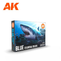 Ak Interactive 3Gen Sets - Blue Essential Colors - Gap Games