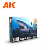 Ak Interactive 3Gen Sets - Blue Essential Colors - Gap Games