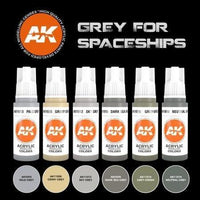 Ak Interactive 3Gen Sets - Grey For Spaceships - Gap Games