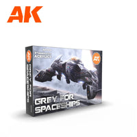 Ak Interactive 3Gen Sets - Grey For Spaceships - Gap Games