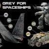 Ak Interactive 3Gen Sets - Grey For Spaceships - Gap Games