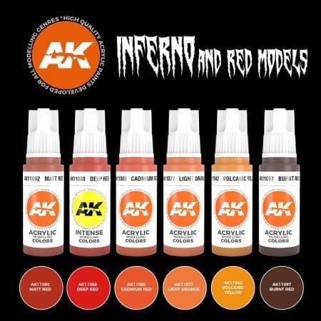 Ak Interactive 3Gen Sets - Inferno And Red Creatures - Gap Games
