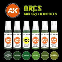 Ak Interactive 3Gen Sets - Orcs And Green Creatures - Gap Games