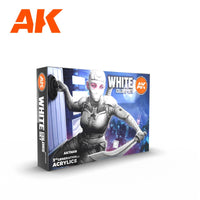 Ak Interactive 3Gen Sets - White Colors - Gap Games