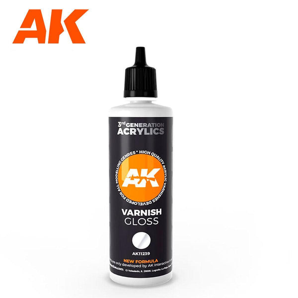 AK Interactive 3Gen Varnish - Gloss Varnish 100 ml - Gap Games