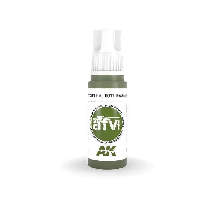 AK Interactive 3rd Gen Acrylic AFV RAL 6011 Resedagrün - Gap Games