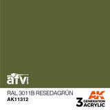 AK Interactive 3rd Gen Acrylic AFV RAL 6011B Resedagrün - Gap Games