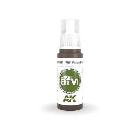 AK Interactive 3rd Gen Acrylic AFV WWI French Brown - Gap Games