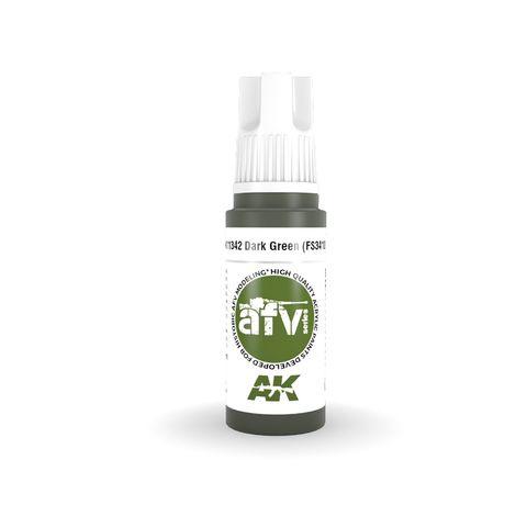 AK Interactive 3rd Gen Acrylic DARK GREEN (FS34102) - Gap Games