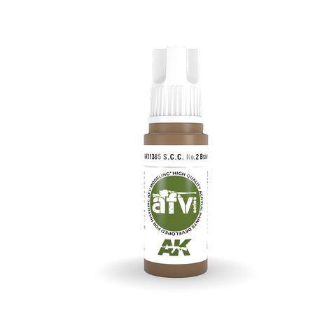 AK Interactive 3rd Gen Acrylic S.C.C. NO.2 BROWN - Gap Games