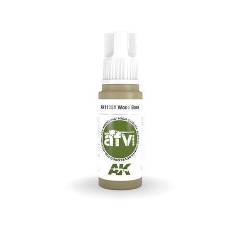 AK Interactive 3rd Gen Acrylic WOOD BASE - Gap Games