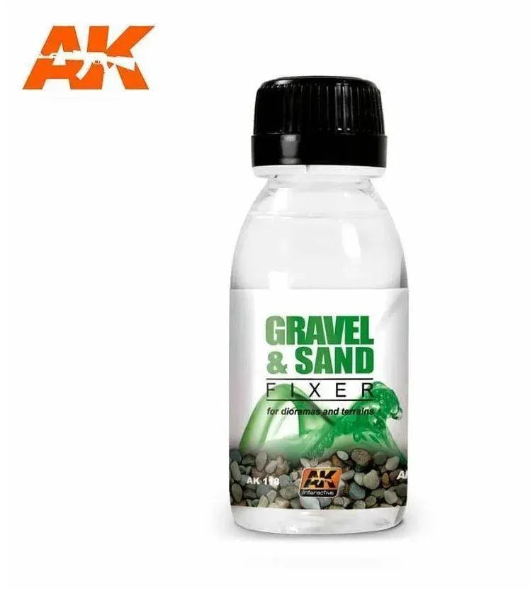 AK Interactive Auxiliaries - Gravel & Sand Fixer - Gap Games