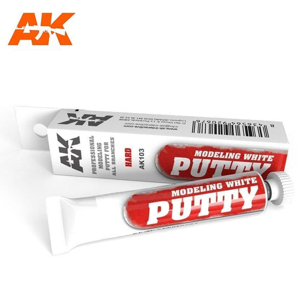 AK Interactive Auxiliaries - Modelling White Putty 20ml - Gap Games