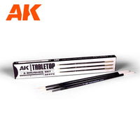 AK Interactive Brushes - Tabletop Brushes Set 0, 1, 2 - Gap Games