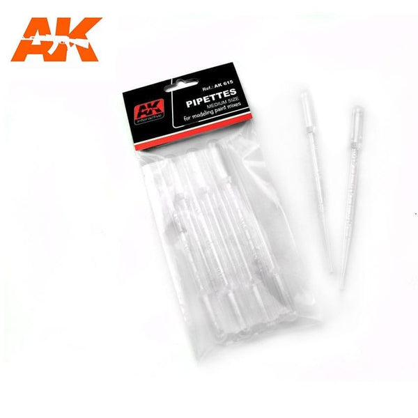 AK Interactive Complements - Pipettes Medium Size (7) - Gap Games