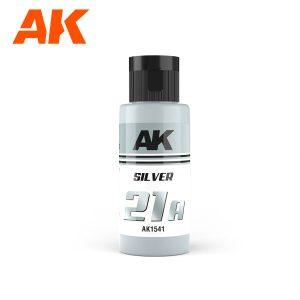 AK Interactive - Dual Exo 21A - Silver 60ml - Gap Games