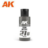 AK Interactive - Dual Exo 21B - Gun Metal 60ml - Gap Games