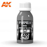 AK Interactive Metallic Grey Primer And Microfiller 100 ml - Gap Games