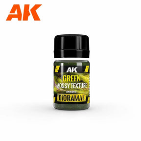 AK Interactive Textures - Green Mossy Texture 35ml - Gap Games