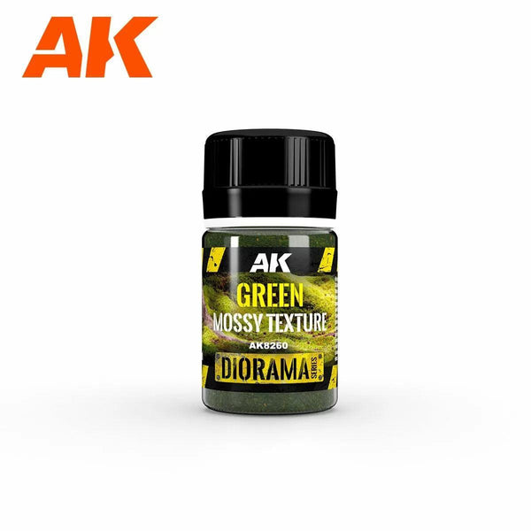 AK Interactive Textures - Green Mossy Texture 35ml - Gap Games