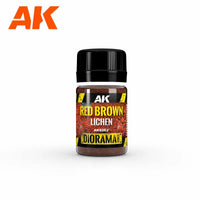 AK Interactive Textures - Red Brown Lichen 35ml - Gap Games