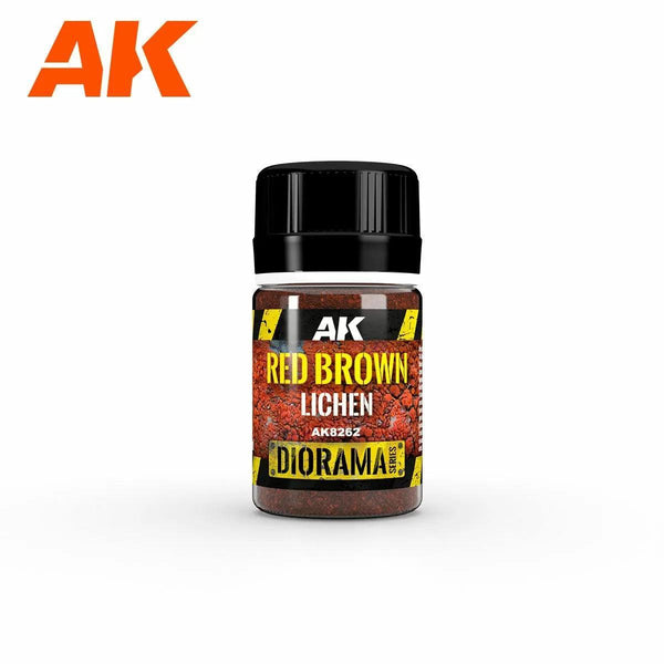 AK Interactive Textures - Red Brown Lichen 35ml - Gap Games
