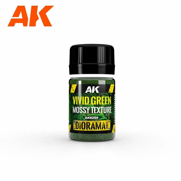 AK Interactive Textures - Vivid Green Mossy Texture 35ml - Gap Games