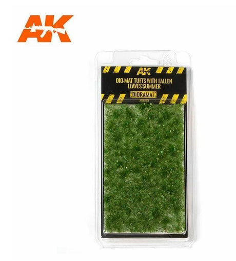 AK Interactive Vegetation - Dio-Mat Tufts with Fallen Leaves Summer - Gap Games