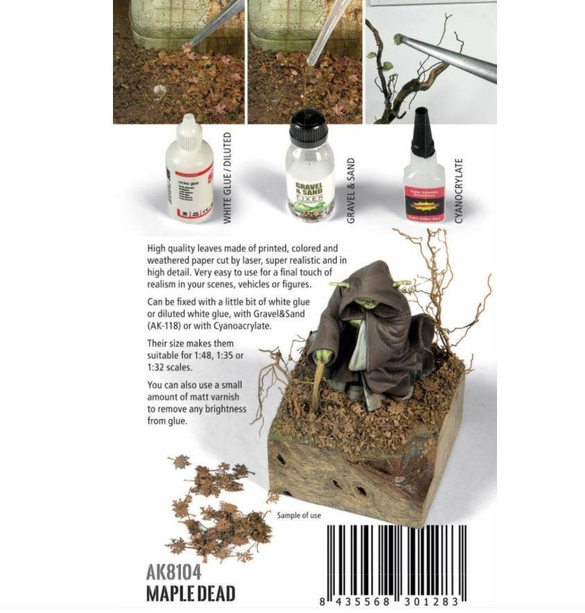 AK Interactive Vegetation - Maple Dead Leaves 1/35 - Gap Games