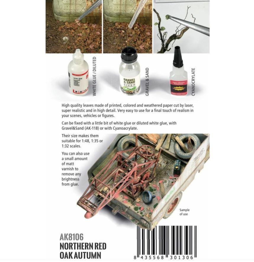 AK Interactive Vegetation - Northern Red Oak Autumn 1/35 - Gap Games
