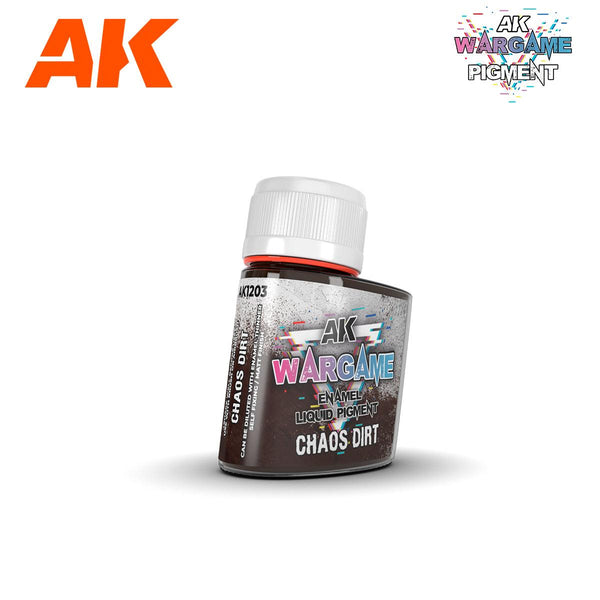 AK Interactive Wargame Enamel Liquid Pigments - Chaos Dirt 35 ml - Gap Games
