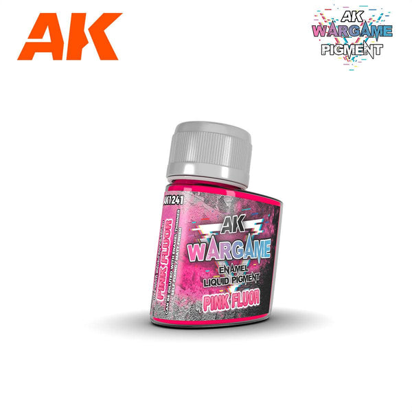 AK Interactive Wargame Enamel Liquid Pigments - Pink Fluor 35ml - Gap Games