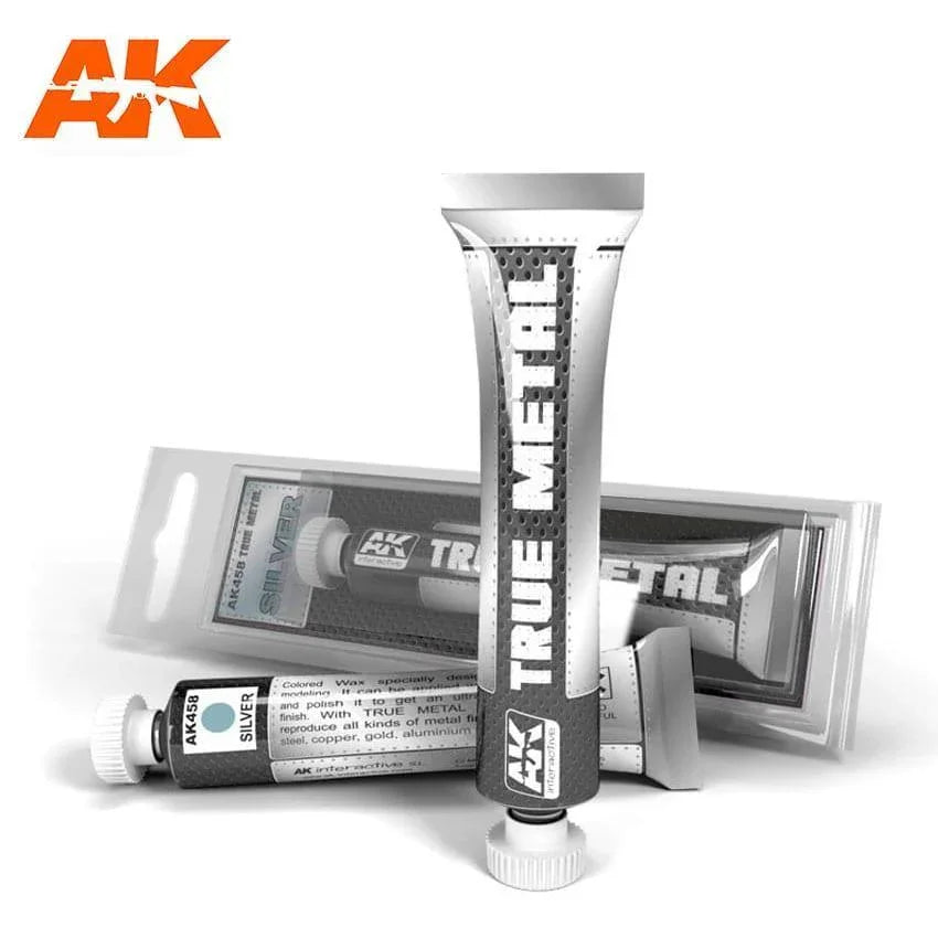 AK Interactive Wax - True Metal Silver - Gap Games