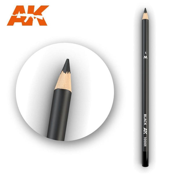 AK Interactive Weathering Pencils - Black - Gap Games