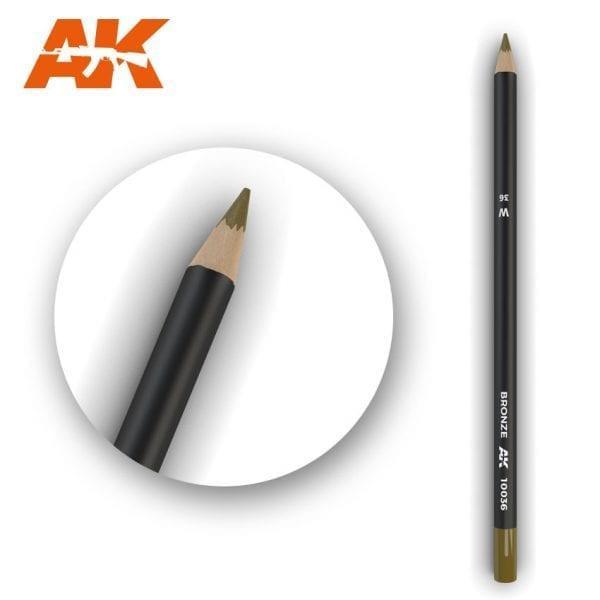 AK Interactive Weathering Pencils - Bronze - Gap Games