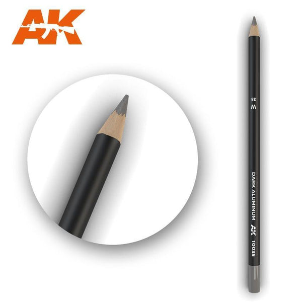 AK Interactive Weathering Pencils - Dark Aluminum Nickel - Gap Games