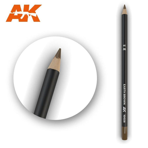 AK Interactive Weathering Pencils - Earth Brown - Gap Games
