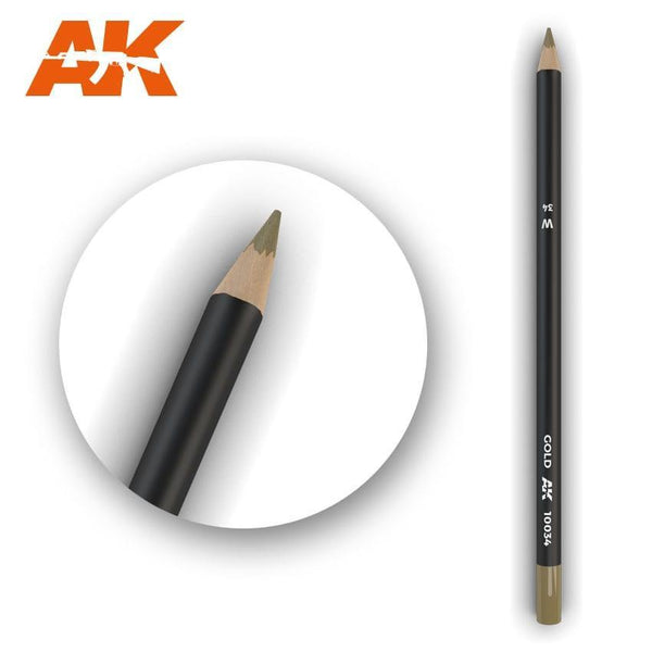 AK Interactive Weathering Pencils - Gold - Gap Games