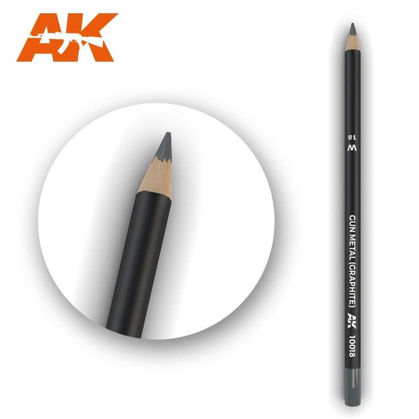 AK Interactive Weathering Pencils - Gun Metal (Graphite) - Gap Games