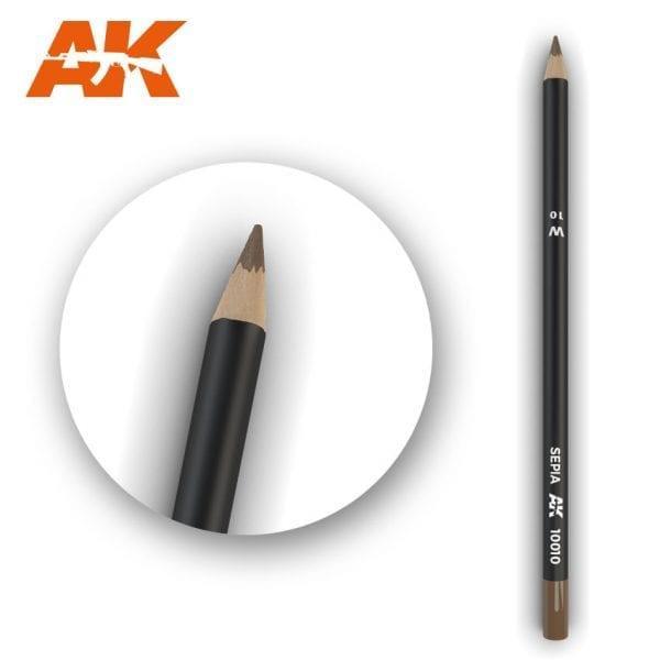 AK Interactive Weathering Pencils - Sepia - Gap Games