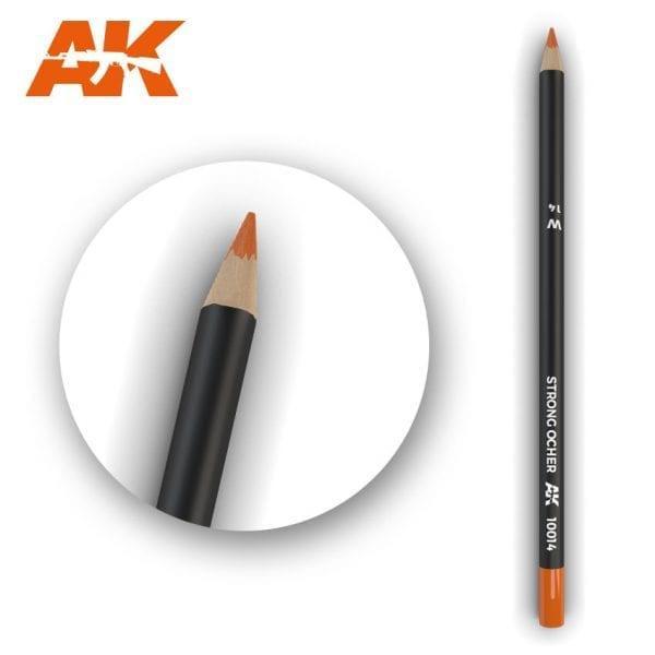 AK Interactive Weathering Pencils - Strong Ocher - Gap Games