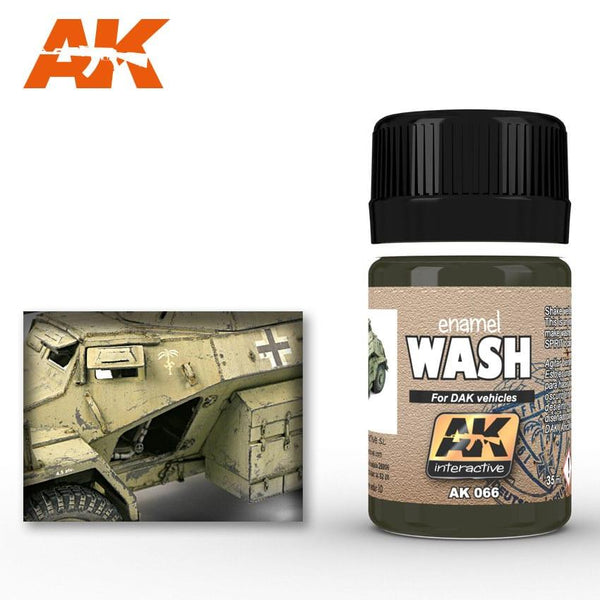AK Interactive Weathering Products - Africa Korps Wash - Gap Games