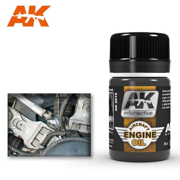 AK Interactive Weathering Products - Aircraft Engine Oil - Gap Games