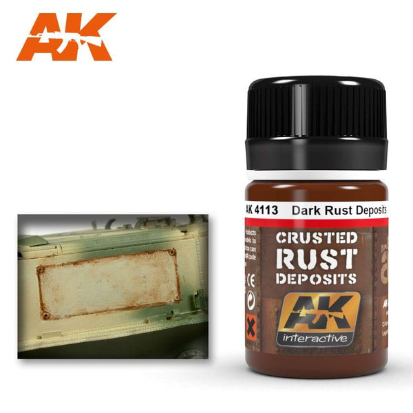 AK Interactive Weathering Products - Dark Rust Deposit - Gap Games
