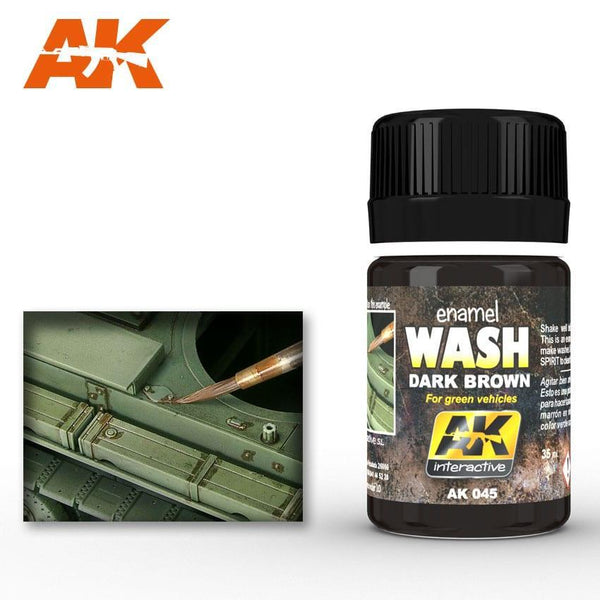 AK Interactive Weathering Products - Dark Wash For Green Vehicles - Gap Games