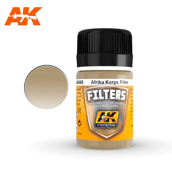 AK Interactive - Weathering Products - Filter for Afrika Korps Vehicles 35ml - Gap Games