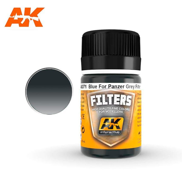 AK Interactive - Weathering Products - Filter for Panzer Grey Vehicles 35ml - Gap Games