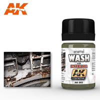 AK Interactive Weathering Products - Interior Wash - Gap Games
