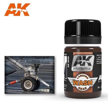 AK Interactive Weathering Products - Landing Gear Wash - Gap Games
